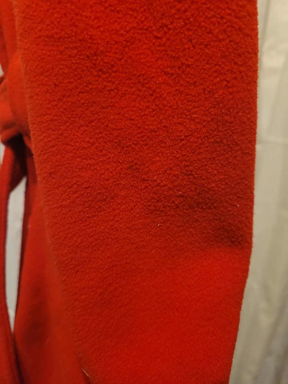 Copper Key Girls Red Ruffle Collar Belted Coat - Picture 3 of 7